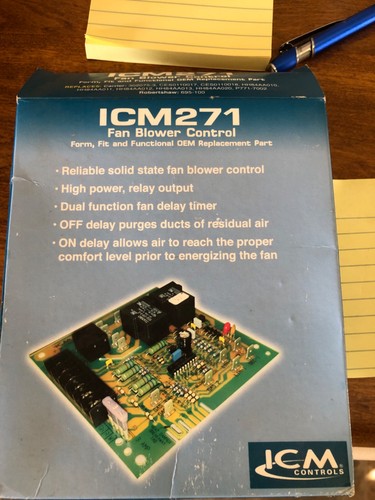 Icm icm271 furnace control - icm,
